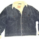 Levi's XXL Jeans Cord Jacke 71550 Teddy Winter Fell anthrazit Biker Western
