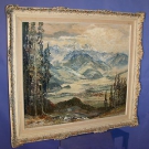 GEMÄLDE sign. HEINZ MÜNNICH ZERMAT STEINHAUS MÜNCHEN akadm.SCHWEIZ