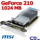 1GB PCIe Grafikkarte nVidia Geforce 210 PCI Express Grafikkarte, PC PCI-E 1024MB