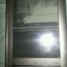 Sony Reader Touch Edition PRS-600 500MB, 6in - Silver cracked screen as-is