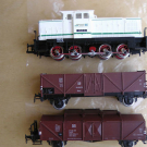 LOK+WAGEN SET Packung 106er KARSDORFER ZEMENT - Zug Konvolut DDR-Piko-Eisenbahn