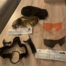 Revision Desert Locust Staubschutzbrille mit Zubehör