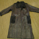 Pelzmantel, Persianer, Echtpelz, braun, Gr. 38-40..