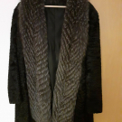 Pelzjacke, Persianer mit Silberfuchskragen, Gr.40/42