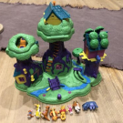 Polly Pocket Disney Winnie the Pooh 100 Acre Wood Almost COMPLETE VGC Freepost