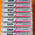 8x Leerkassetten BASF Chrome Standard II 90 Min. Cassette MC gebraucht+ bespielt