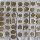 44 Silbermünzen Israel !!LESEN!! Große Alte Sammlung TOP Lirot 1KG Münz Gewicht