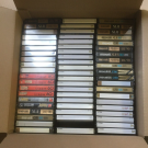 Konvolut mit  120 x MCs - Tapes - Leerkassetten - Vintage - bespielt - Box 1