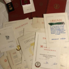 DDR Verleihungsurkunden,Zeugnisse,SED,Kampfgruppe,Verdienstmedaille,FDGB,Orden