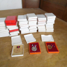 60 Stück Konvolut DDR Feuerwehrorden  Medaille Gold Silber Bronze