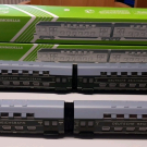 Sachsenmodelle H0 14375 & 14382 Doppelstockwagen Doppelstockgliederzug 4-Teilig