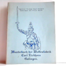 Musterbuch der Waffenfabrik Carl Eickhorn Solingen. Imperial German Edged Weapon