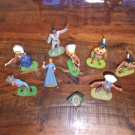 Elastolin 7 Cm Westernfiguren Indianer Cowboys