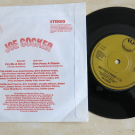 JOE COCKER Cry Me A River / Give Peace A Chance UK 7" Fly Records 1970 Ex