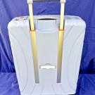 4-Rollen Kabinentrolley Serie Lock'n Roll von American Tourister in grau/orange